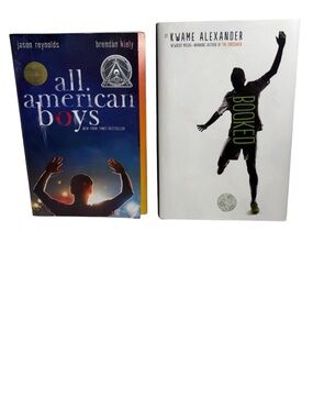 All American Boys Paperback and Booked Hardcover Books Middle School Reading